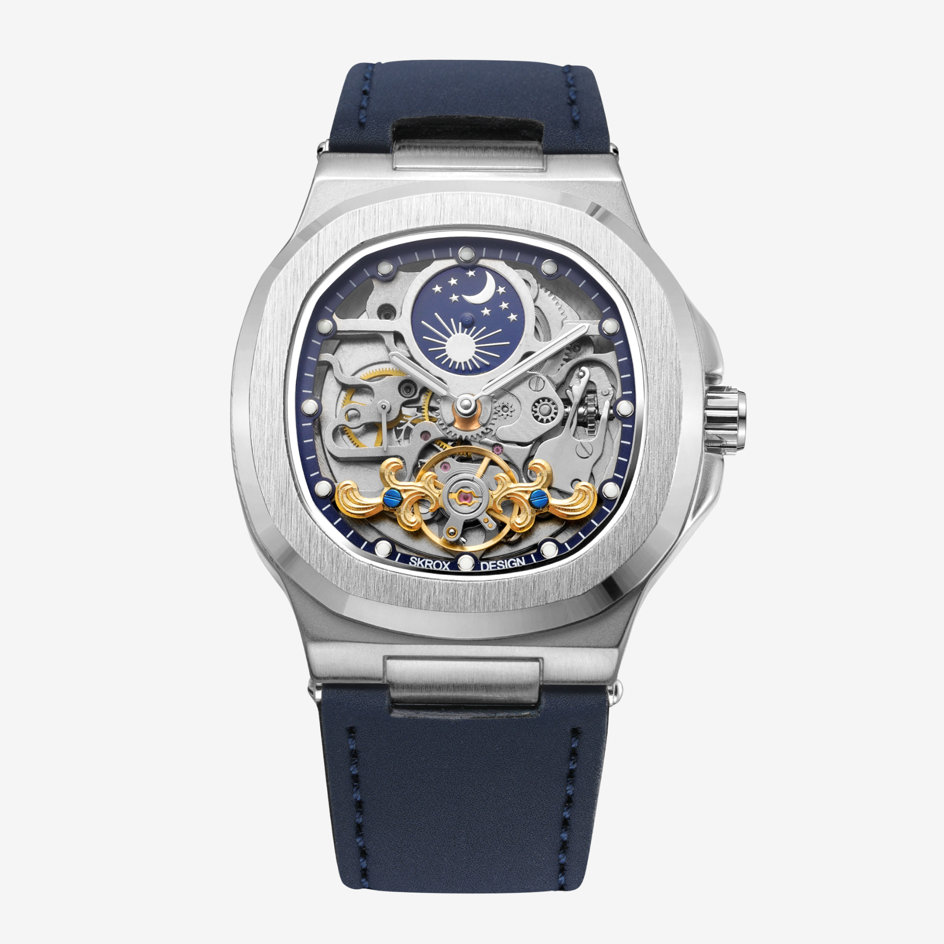 AXEL LUNAR: SILVER/BLUE Mettz Signature