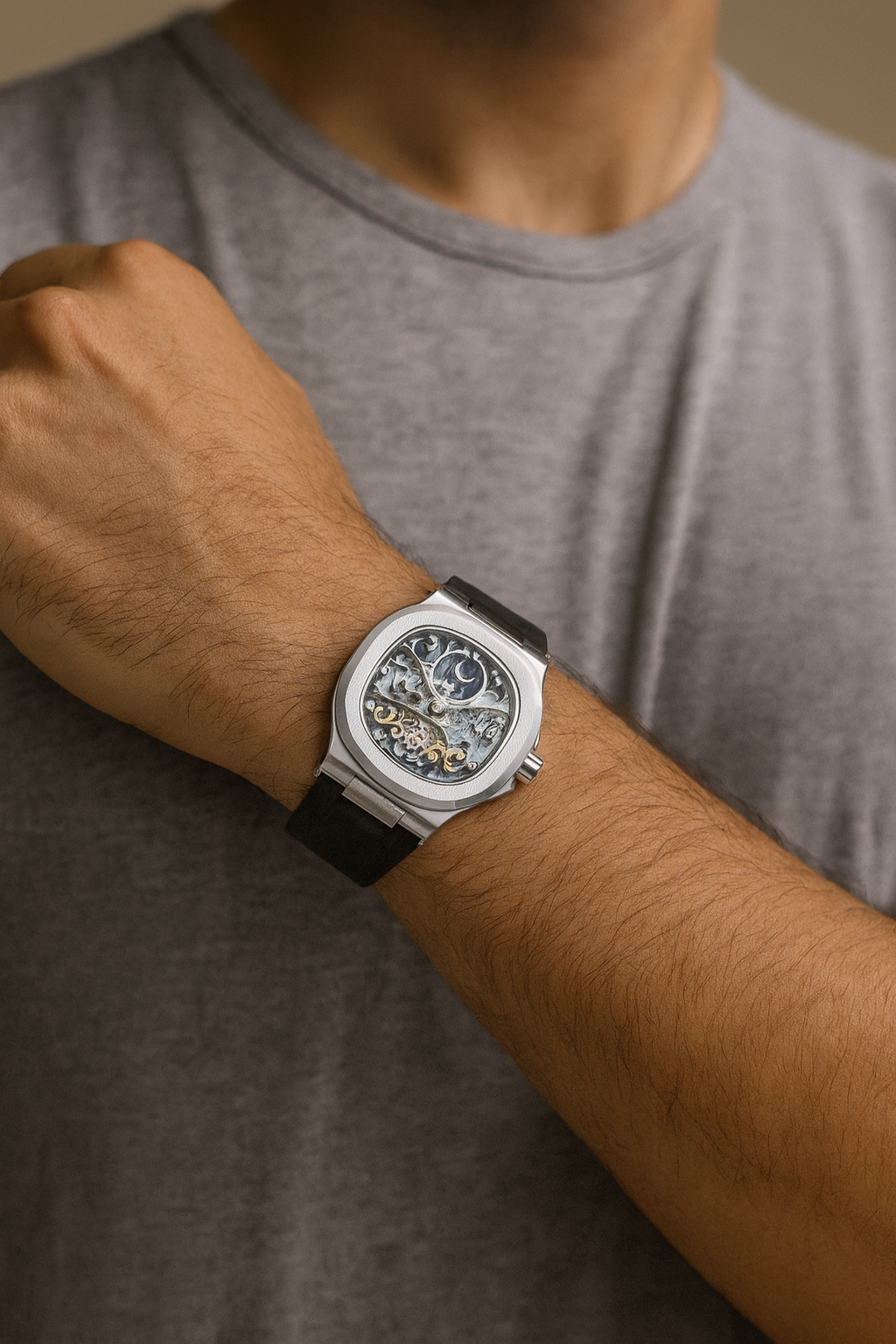 METTZ LUNAR | SILVER/BLACK Mettz Signature