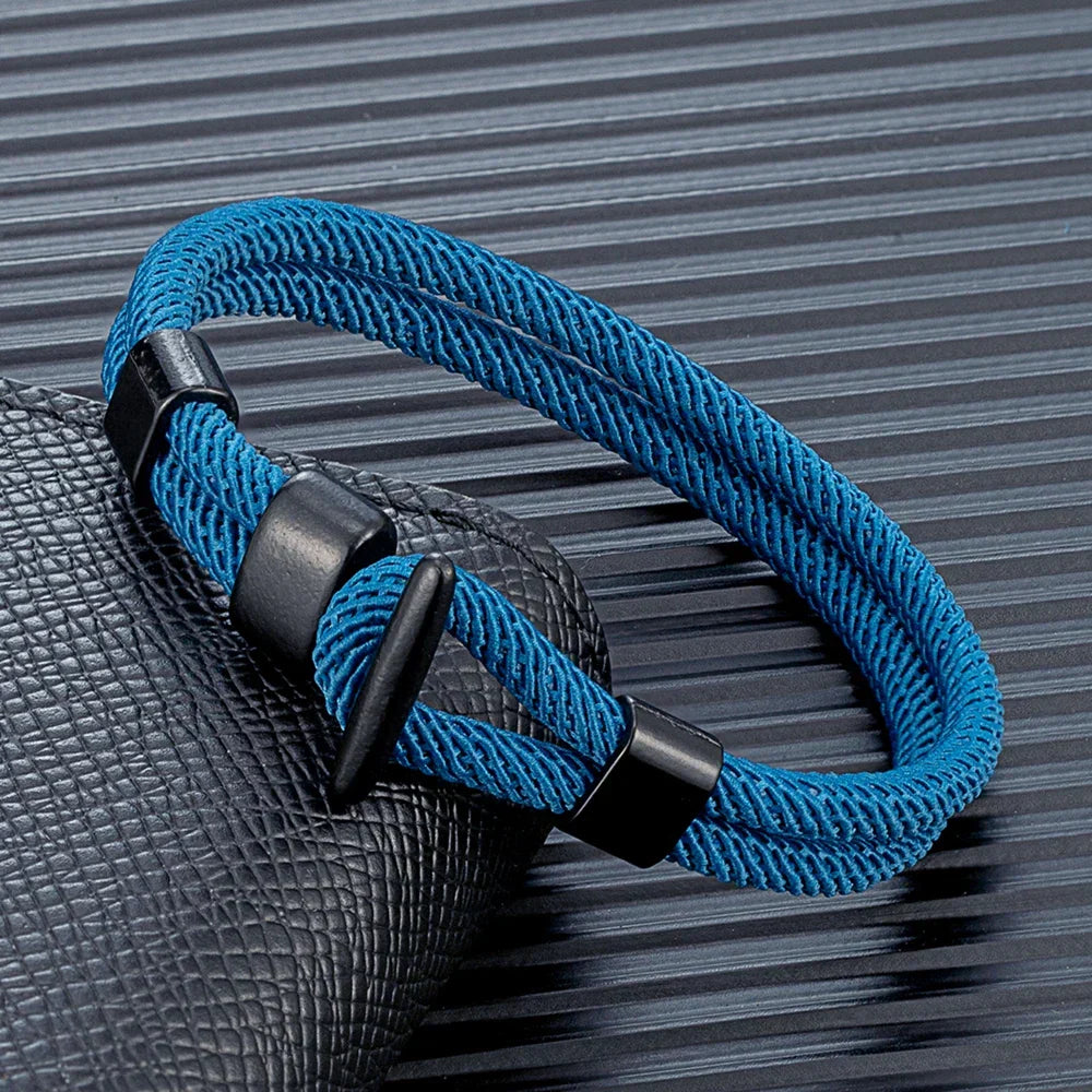 Milan Blue Rope Bracelet Padang - Mettz Signature