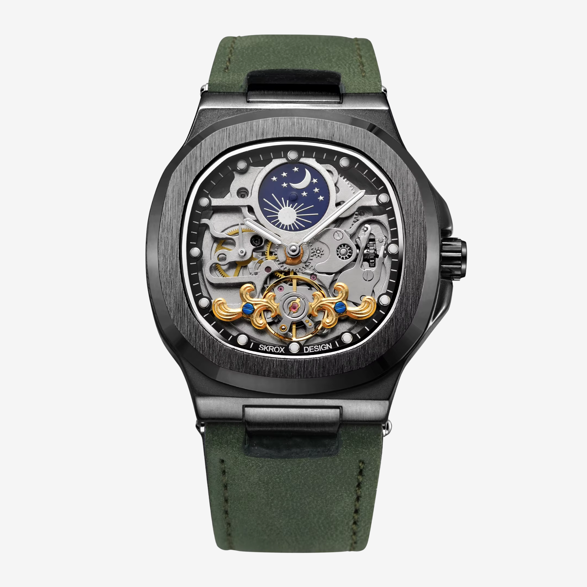 AXEL LUNAR: BLACK/GREEN Mettz Signature