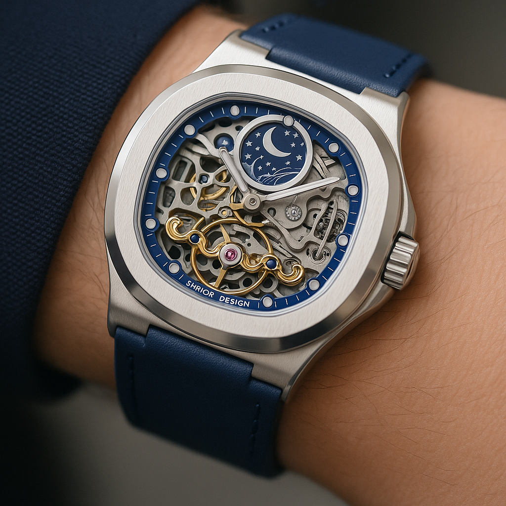 METTZ | LUNAR: SILVER/BLUE Mettz Signature