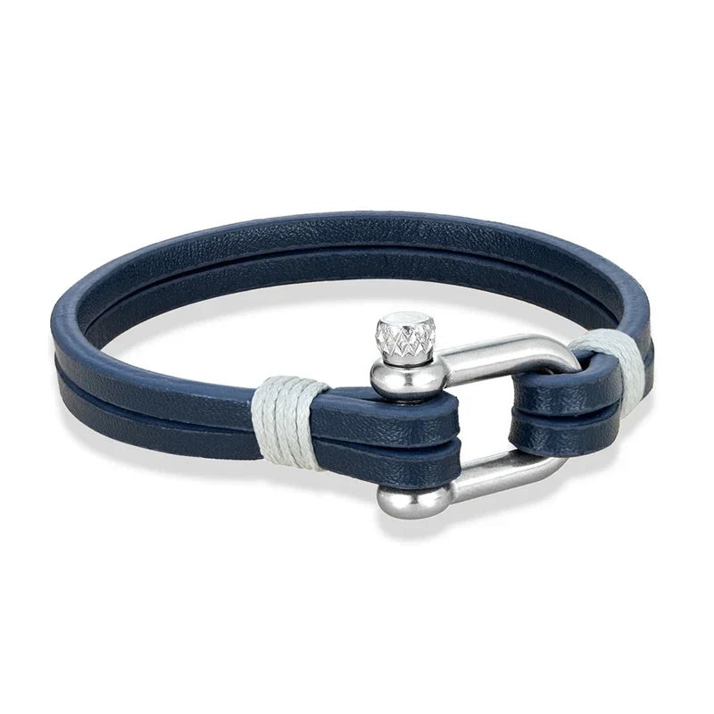Mettz Nautical Leather Bracelet - Mettz Signature