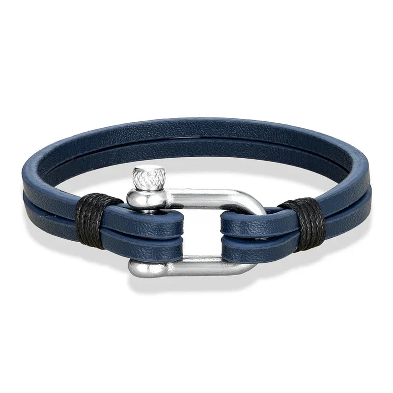Mettz Nautical Leather Bracelet - Mettz Signature