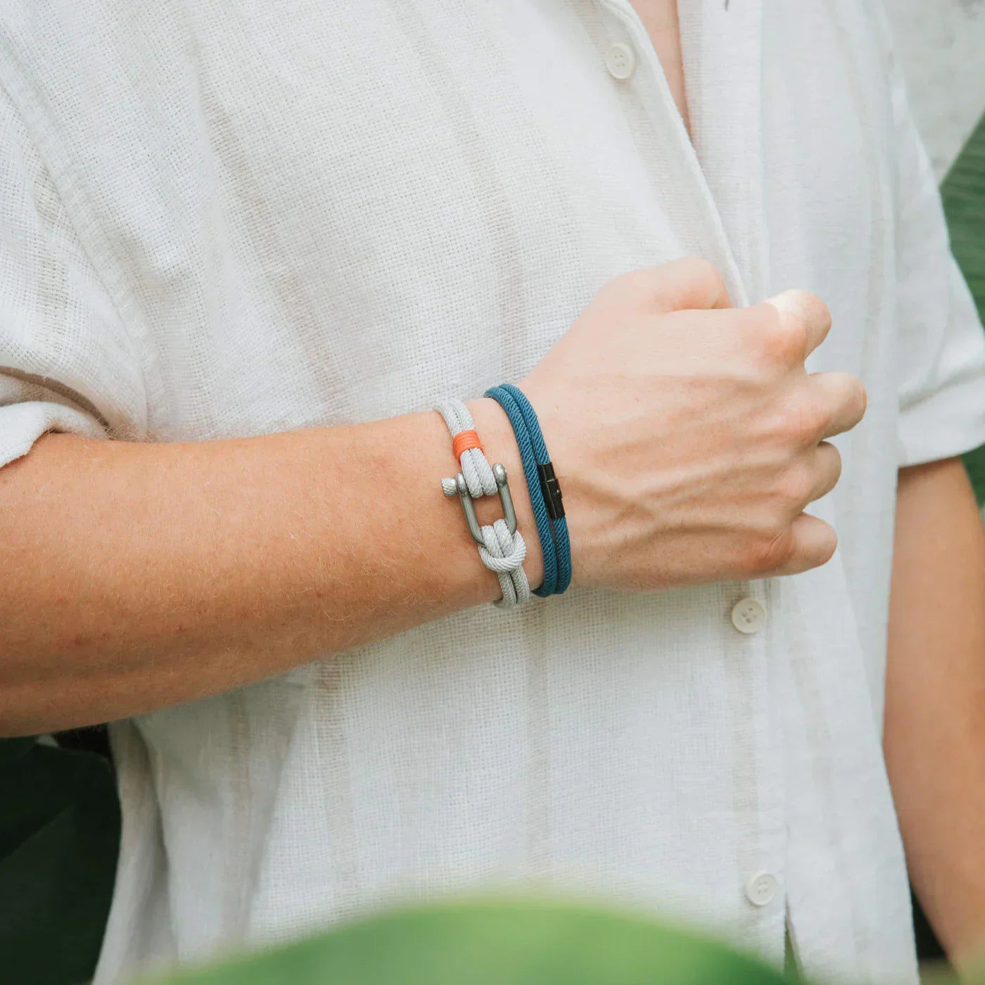 Strand Gray Nautical Rope Bracelet - Mettz Signature