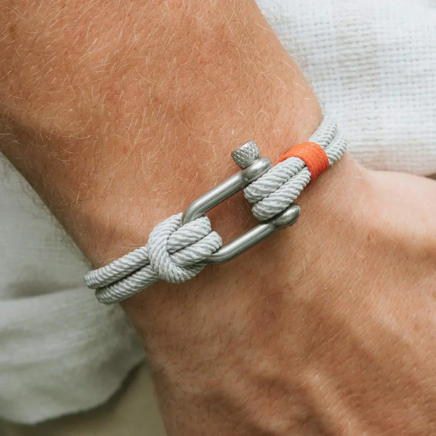 Strand Gray Nautical Rope Bracelet - Mettz Signature