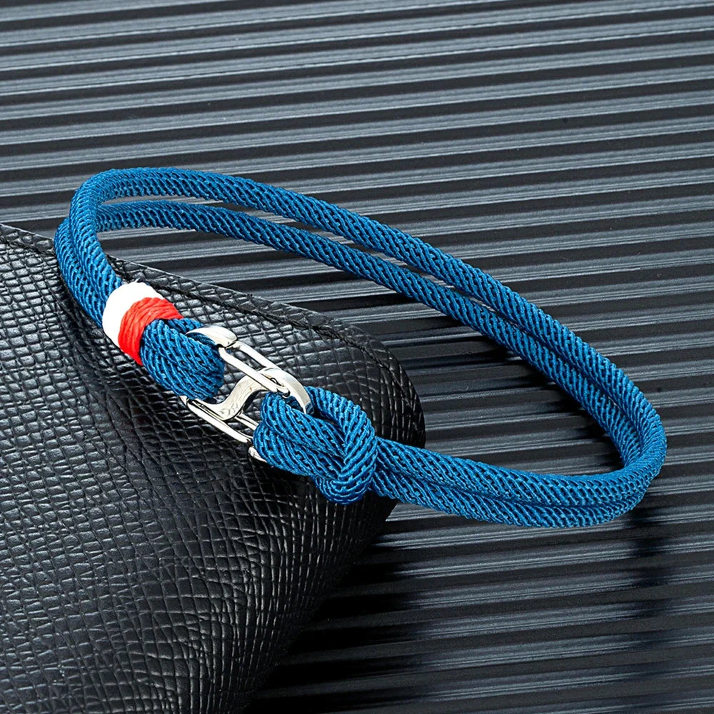 Mettz Navy Rope Bracelet - Mettz Signature